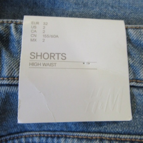 BF279 - Short en jean taille haute - H&M Conscious - Taille 32 Comme neuf - Vue 4 - 